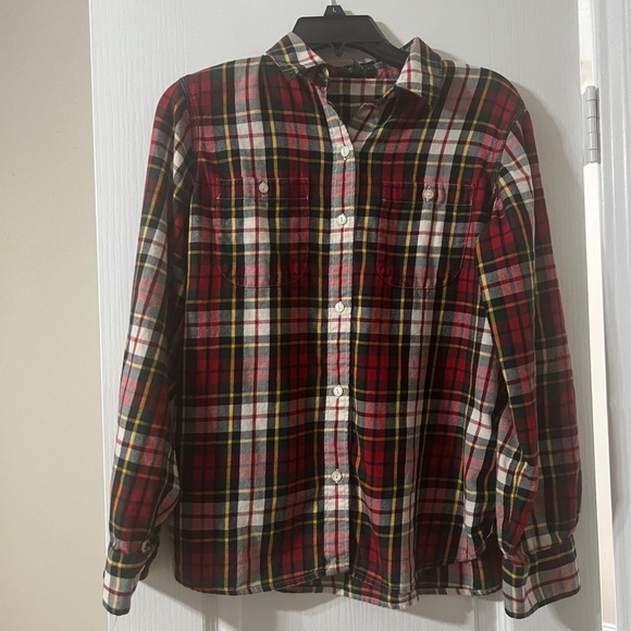 Ralph Lauren Red and Black Plaid Shirt - Picture 3 of 5